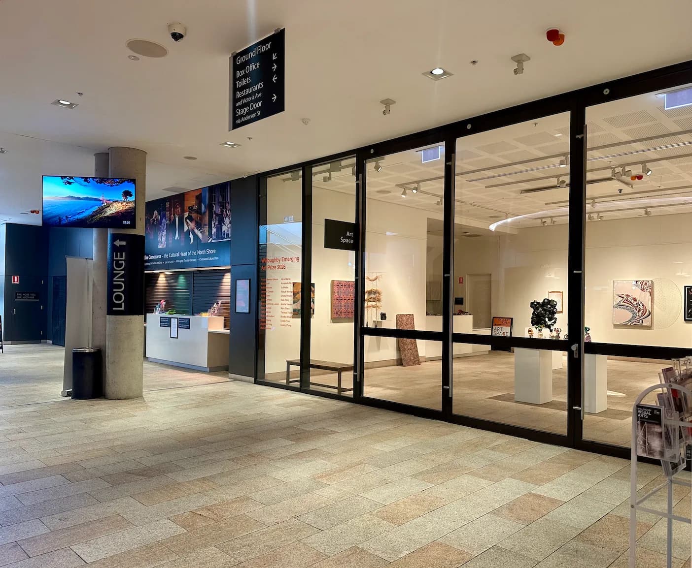 Art space in Chatswood concourse