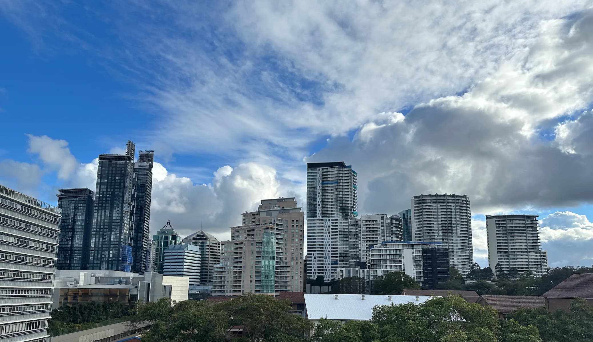 Chatswood’s skyline.