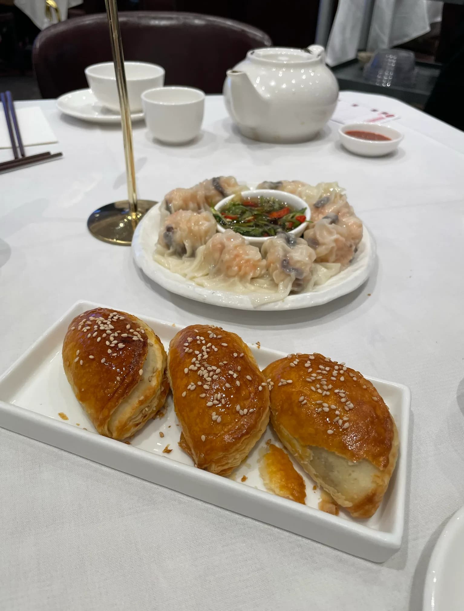 Dumplings and char siu pastries at Zilver Chatswood