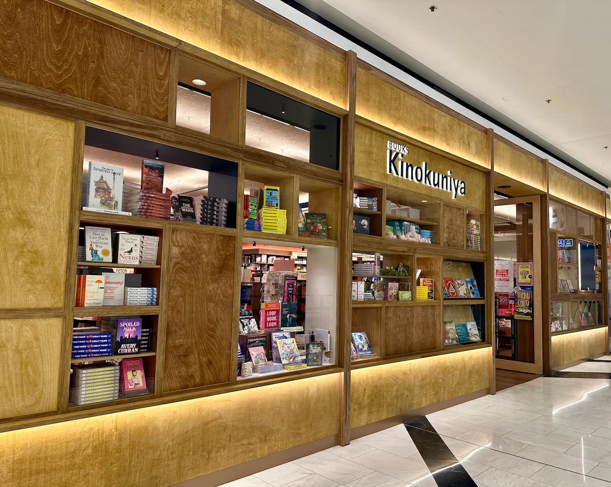 Books Kinokuniya at chatswood westfield