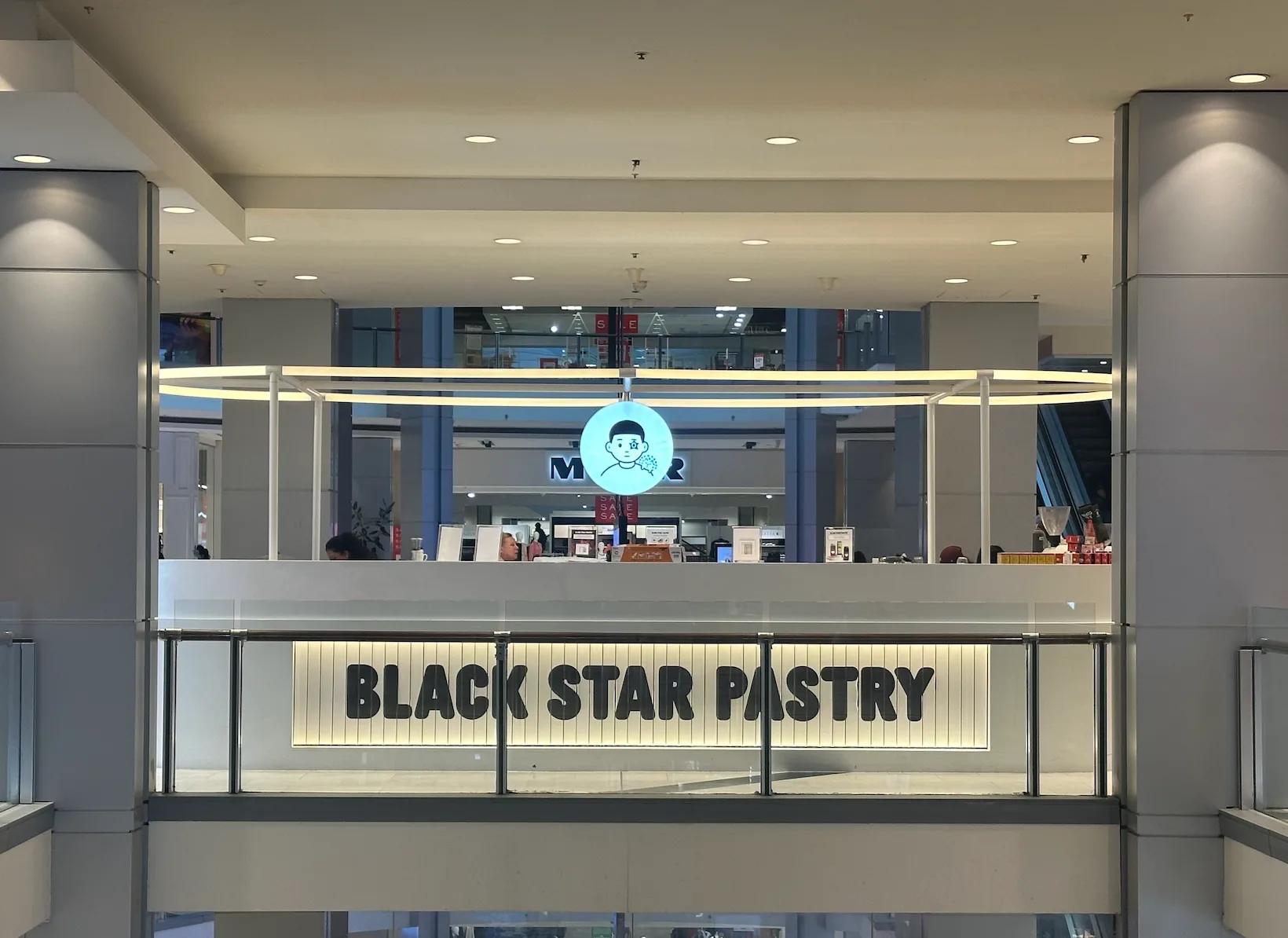Black Star Pastry store exterior at Chatswood Westfield